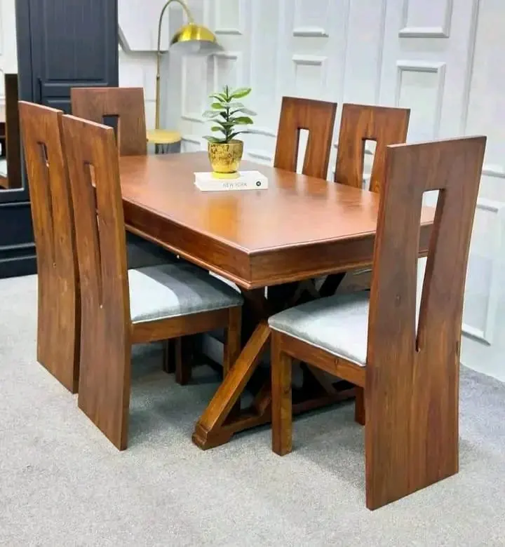 Solid wood dining set
