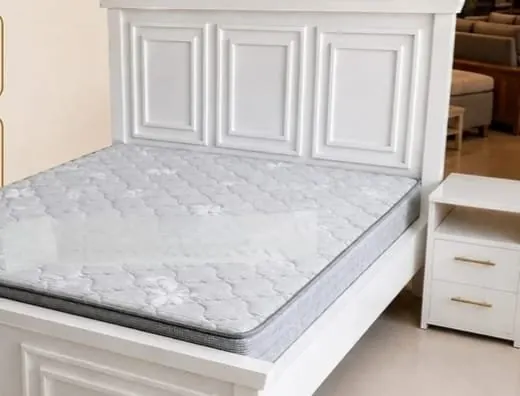 White panel bed