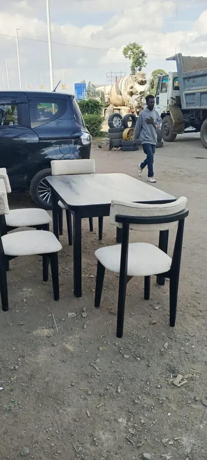 Round table and chairs
