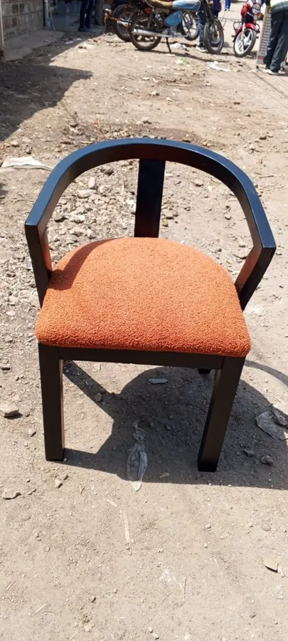 Sculptural accent chair